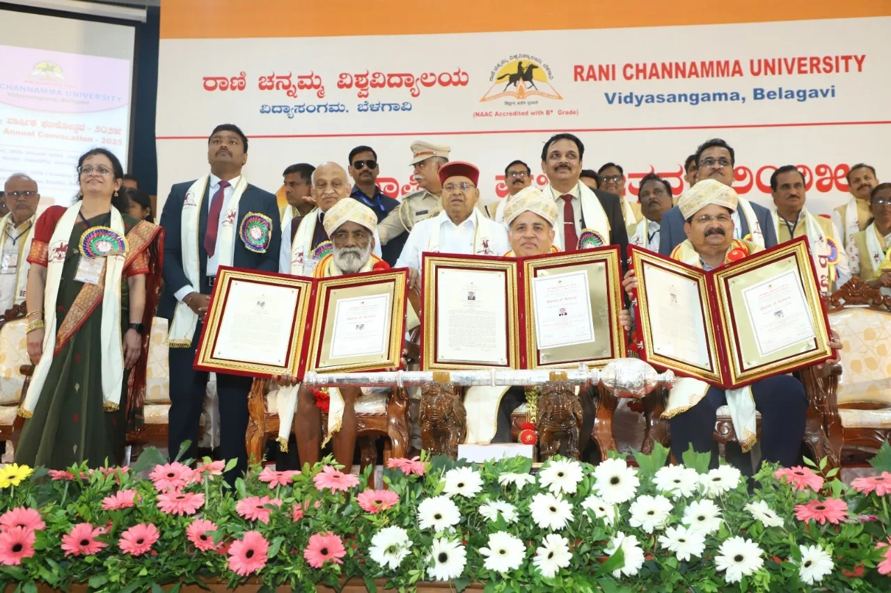 Degree Conferment at RCU 14th Convocation — Kitturu Rani Channamma University, Belagavi