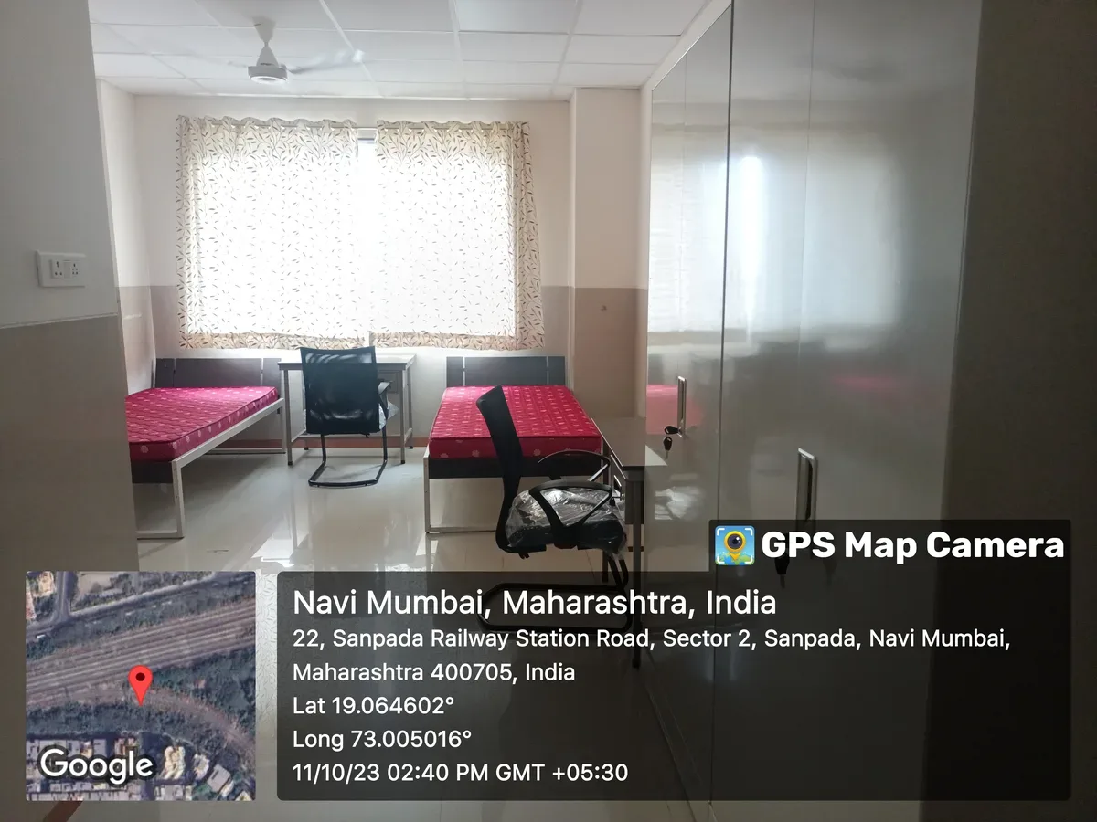 MGM Medical College Vashi hostel room