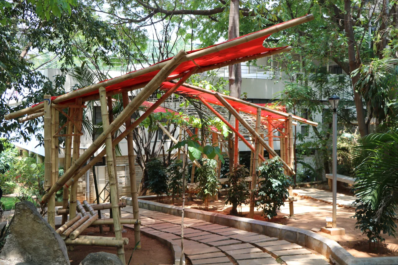 Landscape Pergola Structure — BMS College of Architecture, Design and Planning