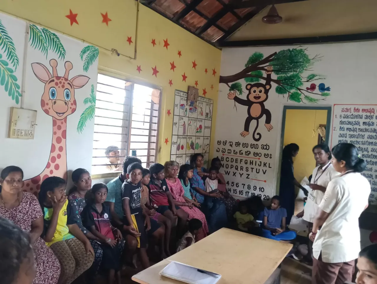 Anganwadi Nutrition Awareness Programme — Niramaya College of Nursing