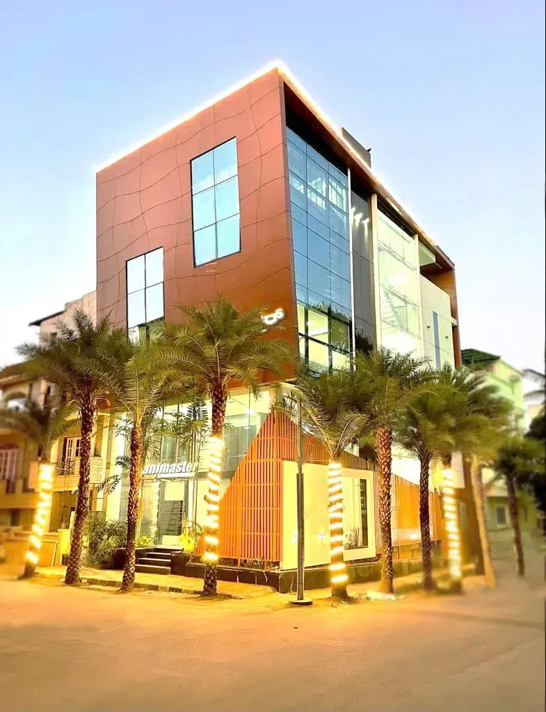 Animaster Design College, Bangalore - New Campus at RT Nagar - Night View — Animaster College of Animation and Design