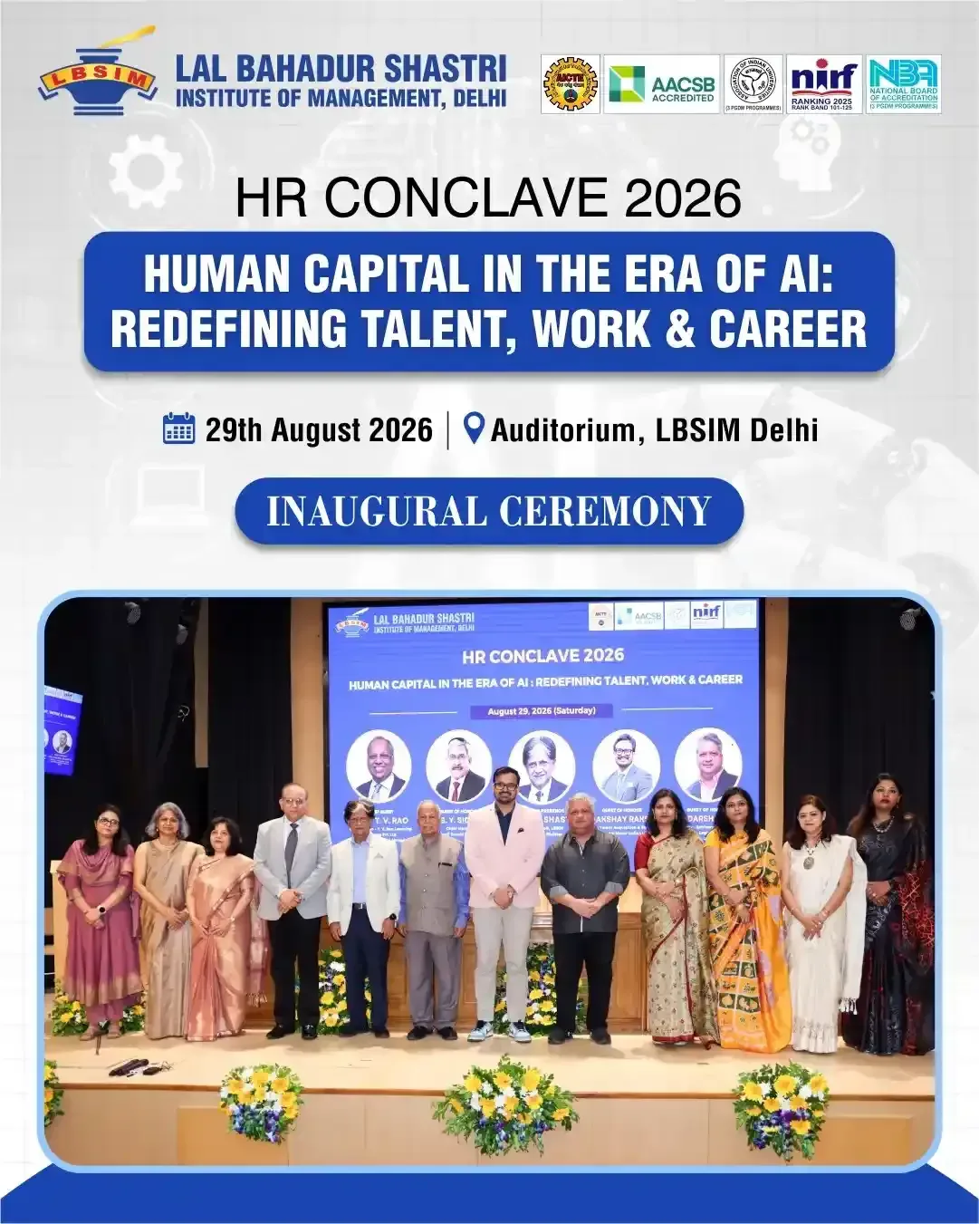 HR Conclave 2026 — photo 1 — Lal Bahadur Shastri Institute of Management