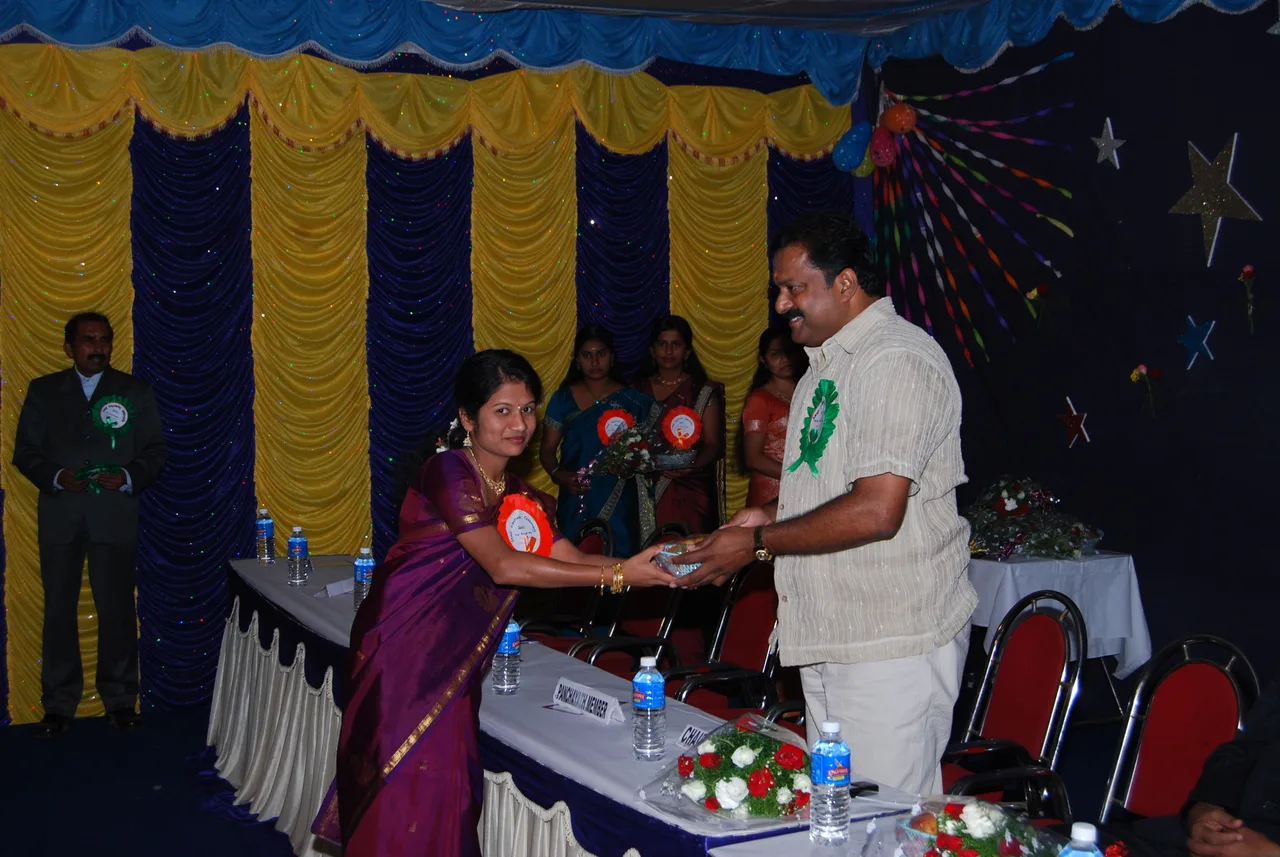 Lamp Lighting Ceremony 2009–10 — nursing students and faculty — Indira Gandhi College of Nursing