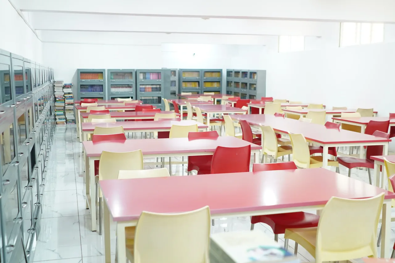 Library reading hall — Vidhyashekhar College of Physiotherapy