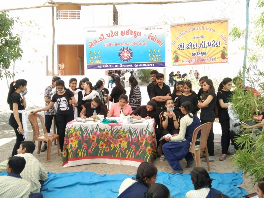 Dental camp and oral-cancer awareness programme, CODS, Amargadh — College of Dental Science & Hospital, Amargadh