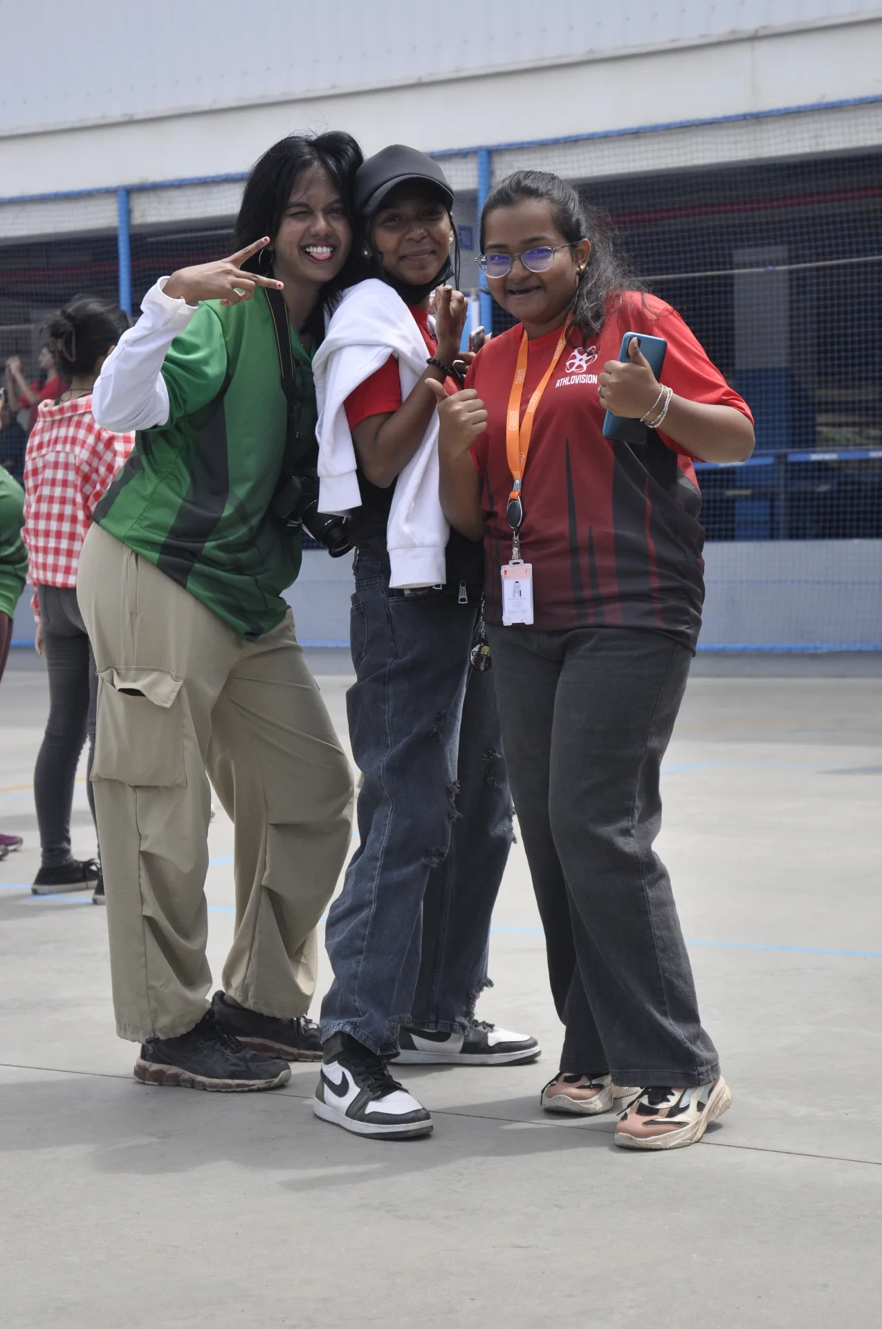 Students posing after a sports competition with medals — Bangalore School of Design & Technology