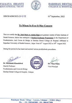 Darshan Dental College and Hospital — Ddch Dental