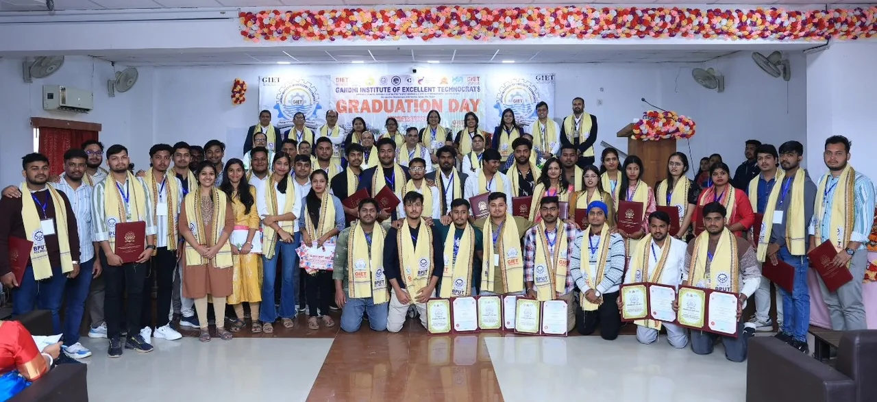 Graduation Day of 2025 Pass-out Batch — Gandhi Institute of Excellent Technocrats