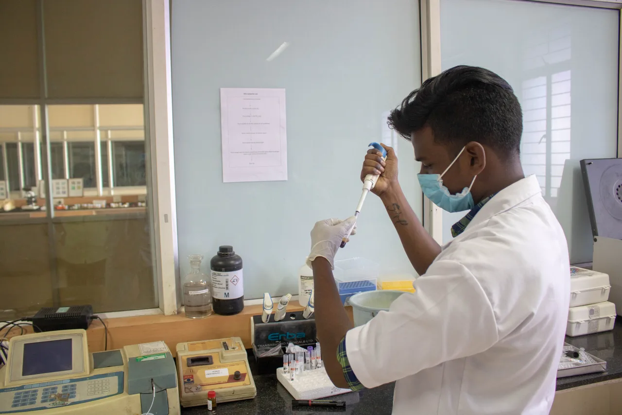 Laboratory equipment setup — Sri Venkateshwaraa Medical College Hospital and Research Centre