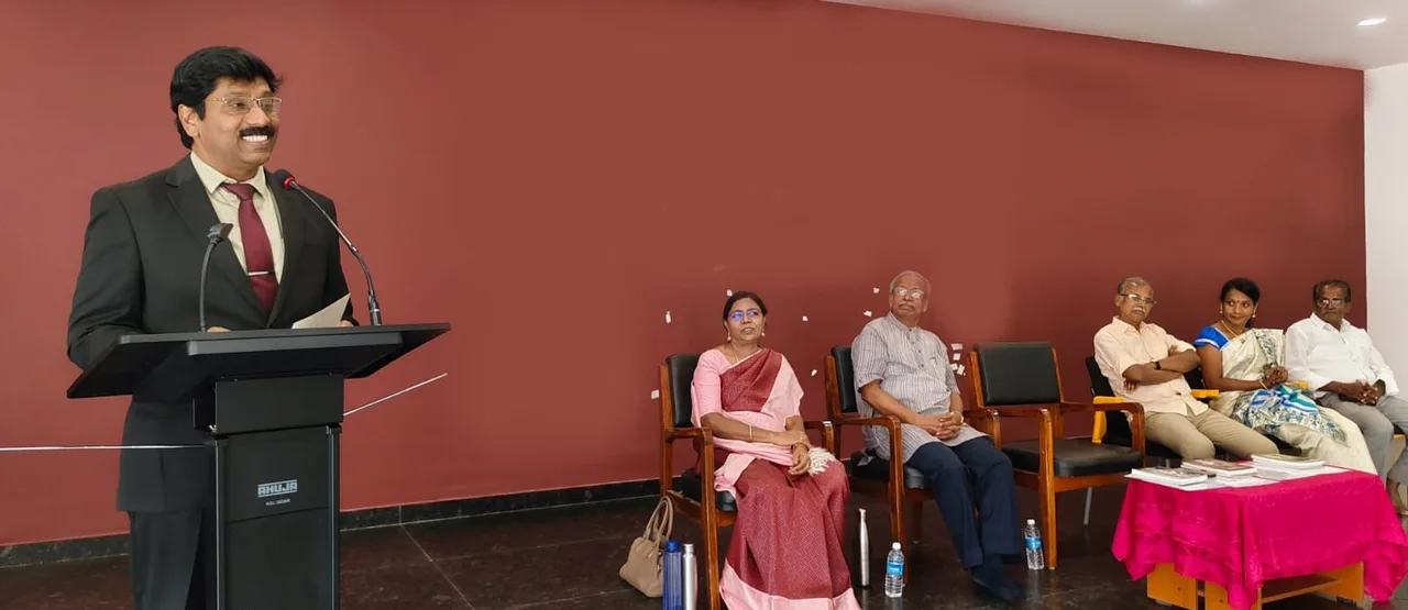 One-day workshop on “வையத் தலைமை கொள்” organized by the Department of Fine Arts — Alagappa University