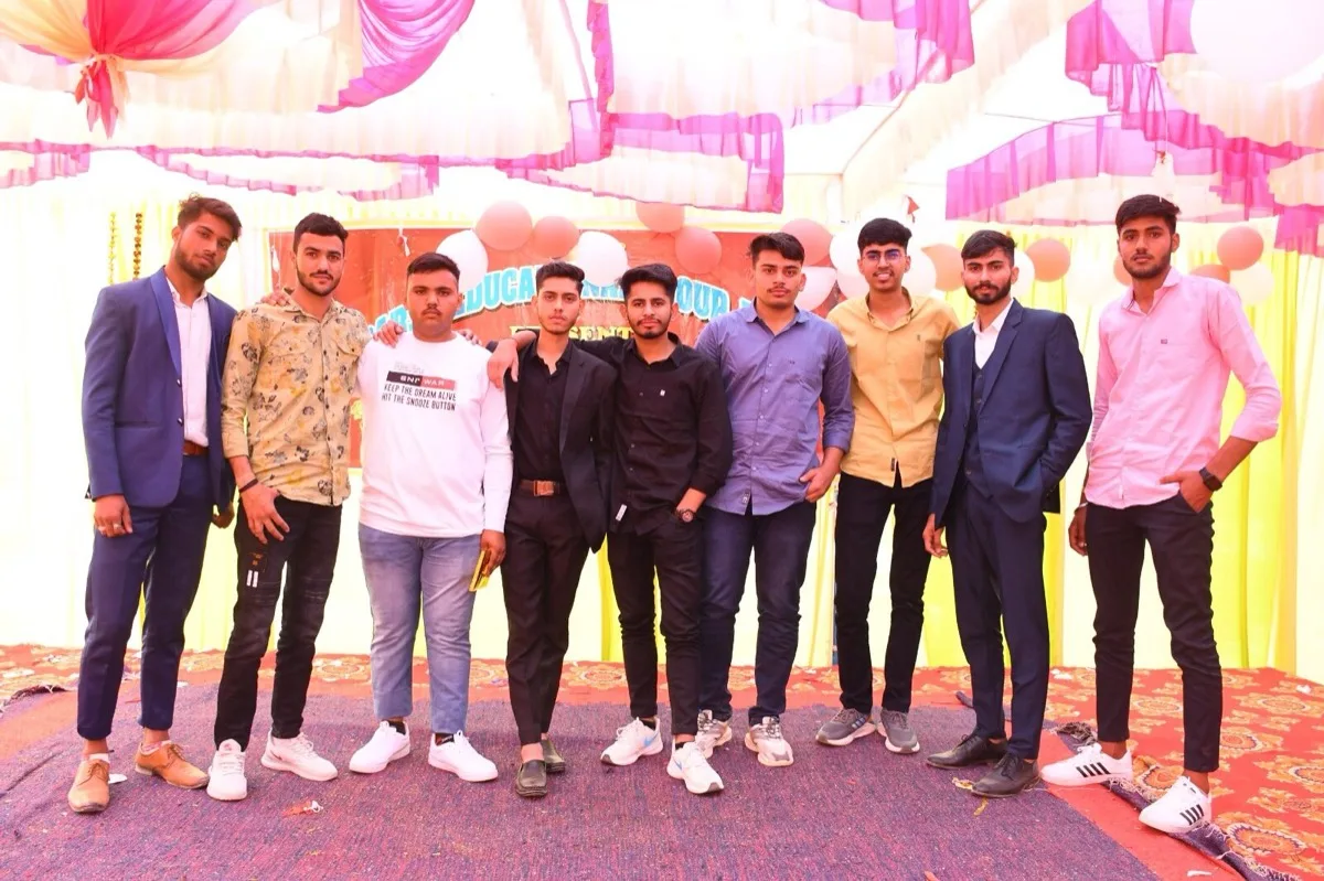 Students group photo — Adarsh Rajasthan P.G. College