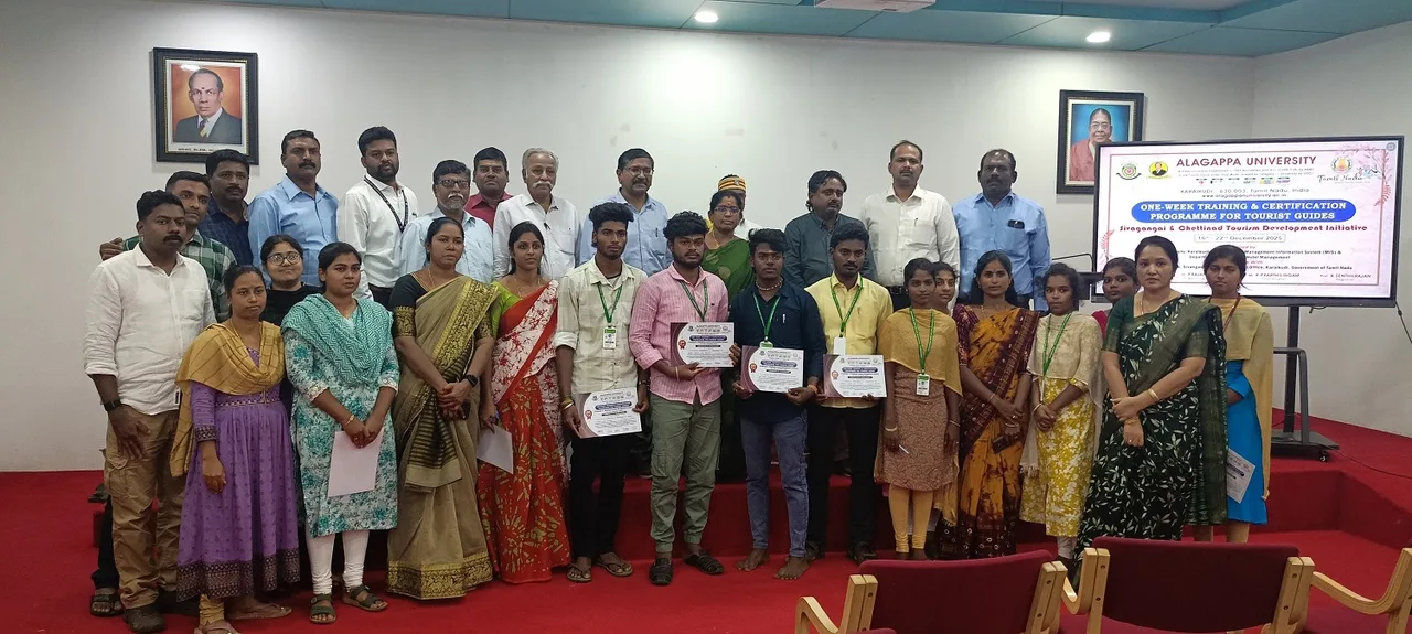 One-Week Training & Certification Programme for Tourist Guides — Alagappa University