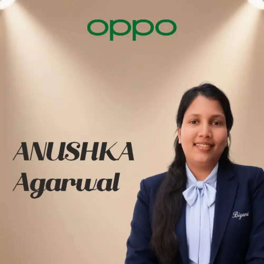 anushka agarwal — Biyani Girls College