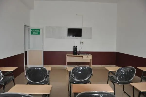 Audio-visual room classroom at Kanachur Institute of Medical Sciences