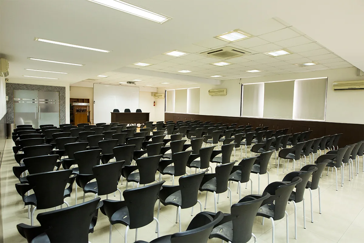 Seminar room — Rizvi Institute of Management Studies and Research