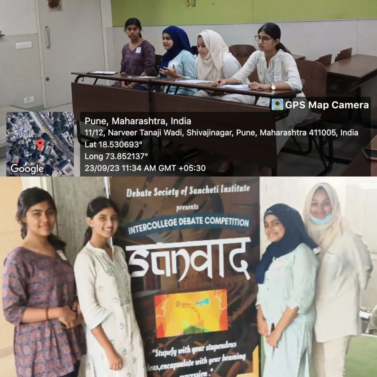 Inter-college Debate competition (23-09-23) participants — M. A. Rangoonwala College of Physiotherapy & Research
