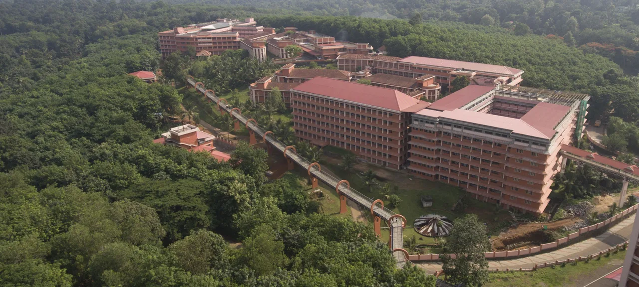 Amal Jyothi College of Engineering (Autonomous) — Aerial Hostel Campus Image On Hostel Admissions Page