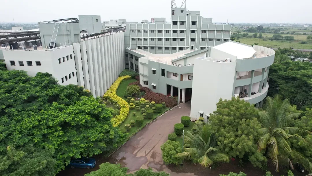 Green campus area at Ashwini Rural Medical College