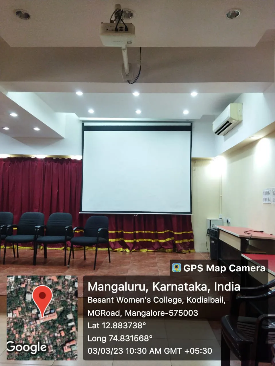 seminar hall 1 — Besant Women's College