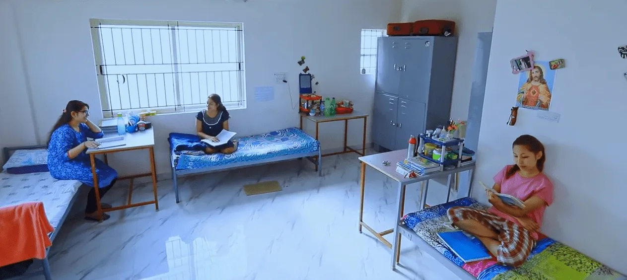 Karnataka College of Pharmacy — Hostel Room Image Embedded On Hostel Page