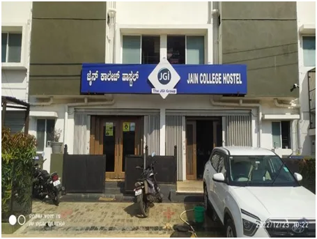 Jain Institute of Technology, Davangere — Jitd Boys Hostel Exterior Signage Image On Official Hostel Page