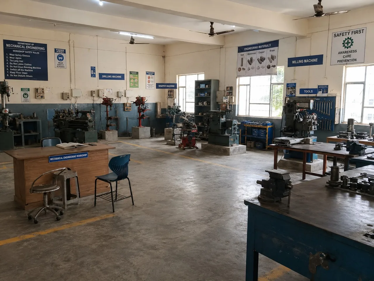 Mechanical Engg. Lab & Workshop at MITS Lucknow — Maharana Institute of Technology & Sciences