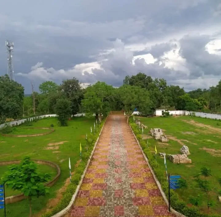 Eco-friendly ISBM University campus with gardens and open space