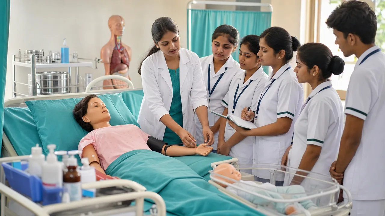 GNMA nursing assistant training — Bhandara Paramedical College