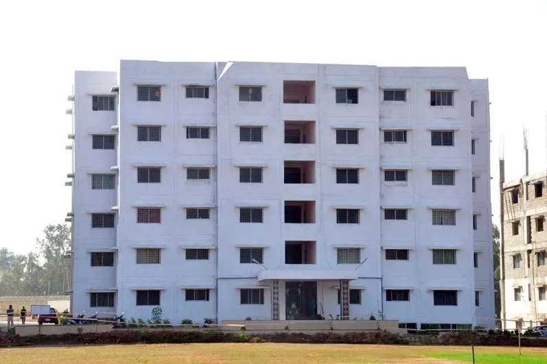 Student hostel block on the RajaRajeswari Medical College campus, Bengaluru