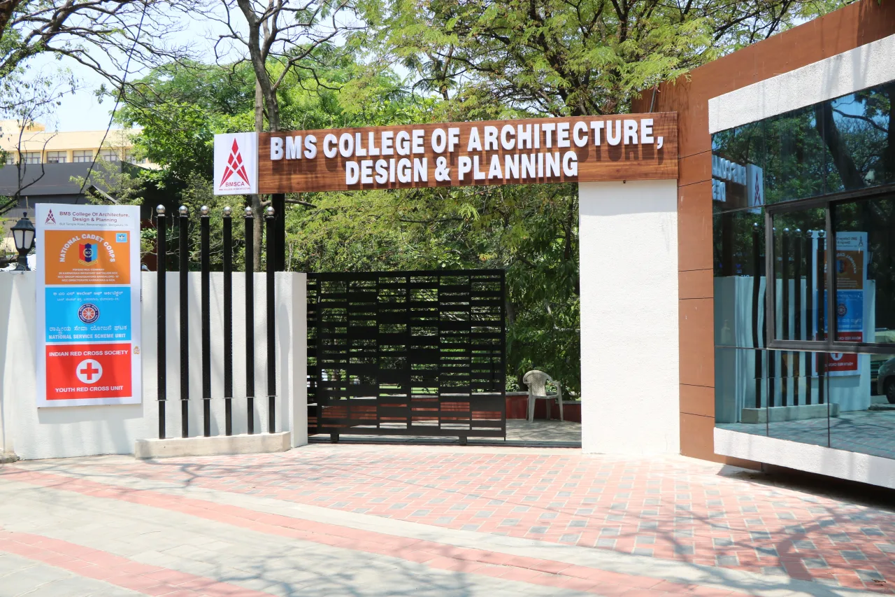 Institutional Gateway View — BMS College of Architecture, Design and Planning