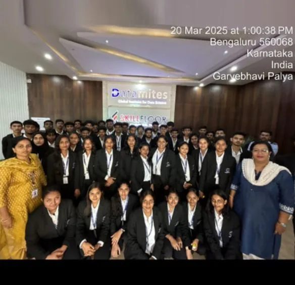 BCA students at Rubixe Technologies — Sindhi College