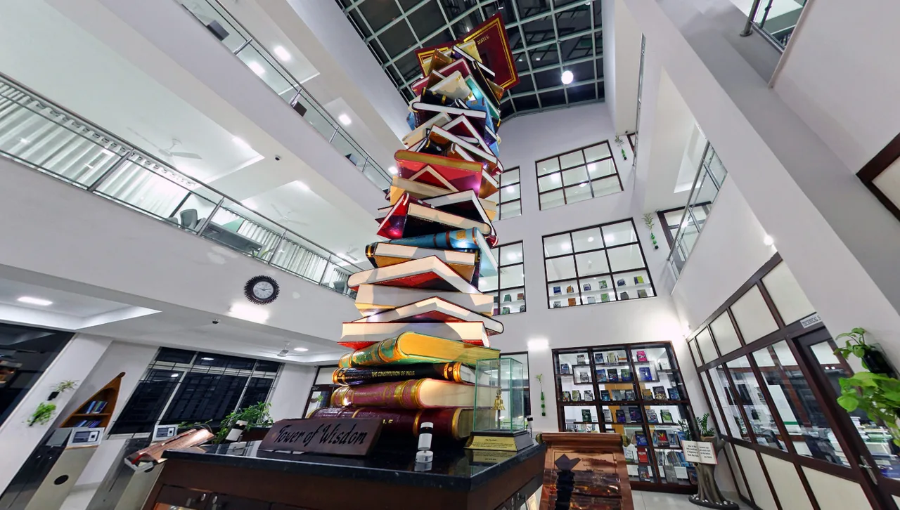 Library interior — Rajagiri College of Social Sciences (Autonomous)