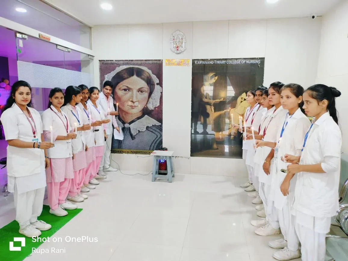 Lamp lighting — Karyanand Tiwary College of Nursing