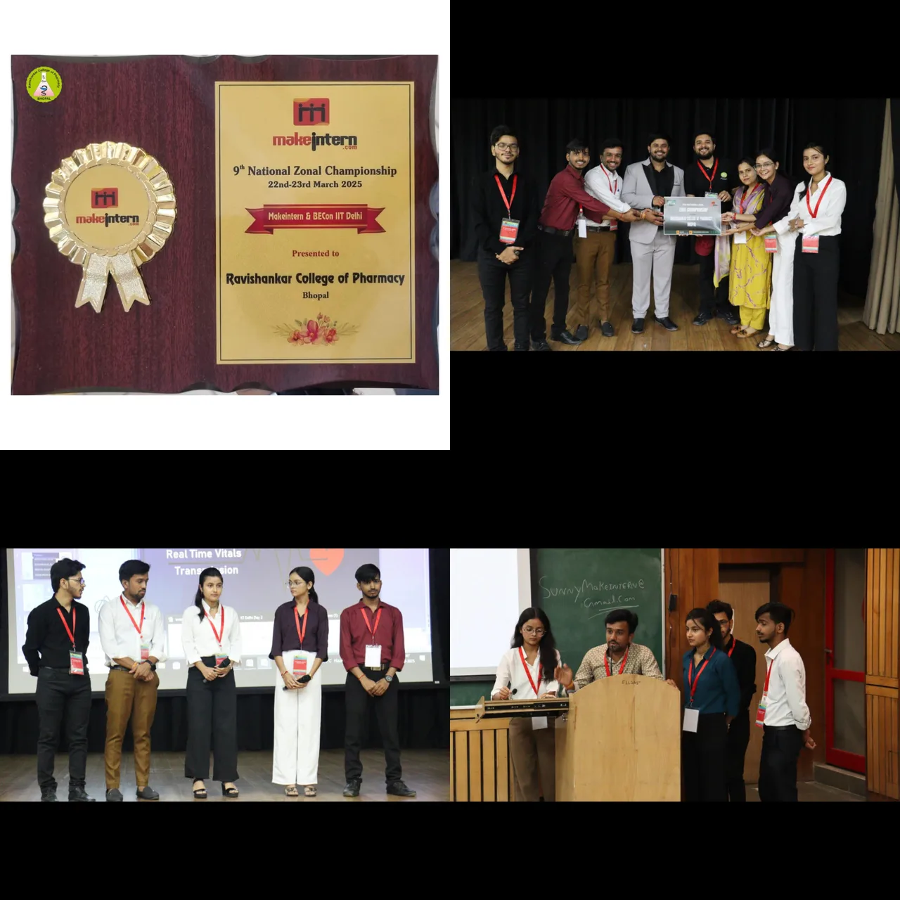 Participated in National Zonal championship at IIT Delhi — Ravishankar College of Pharmacy