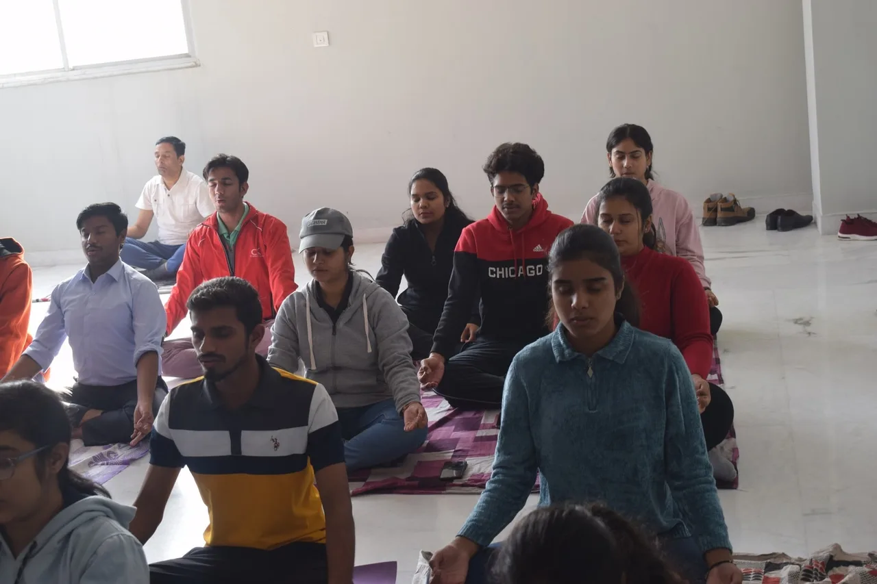 Yoga & Meditation Room — Poddar Business School