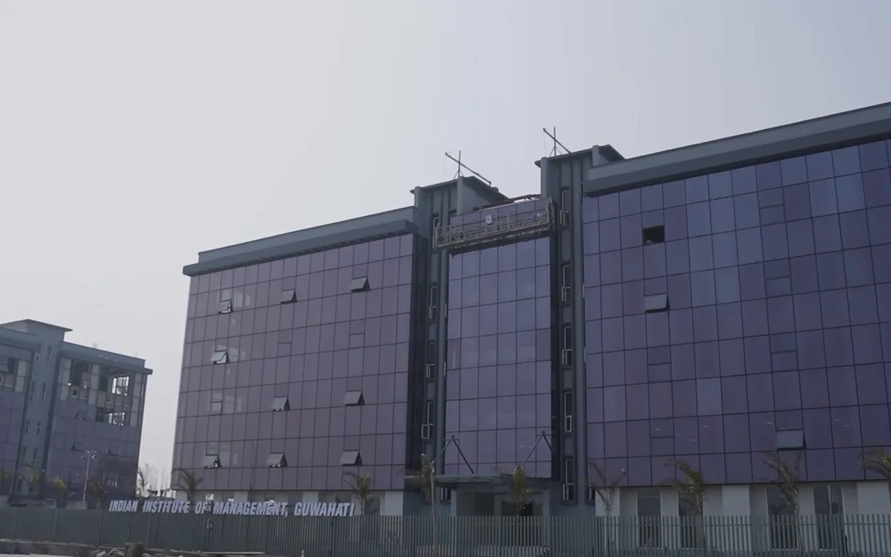 Side view of IIM Guwahati temporary campus — Indian Institute of Management Guwahati