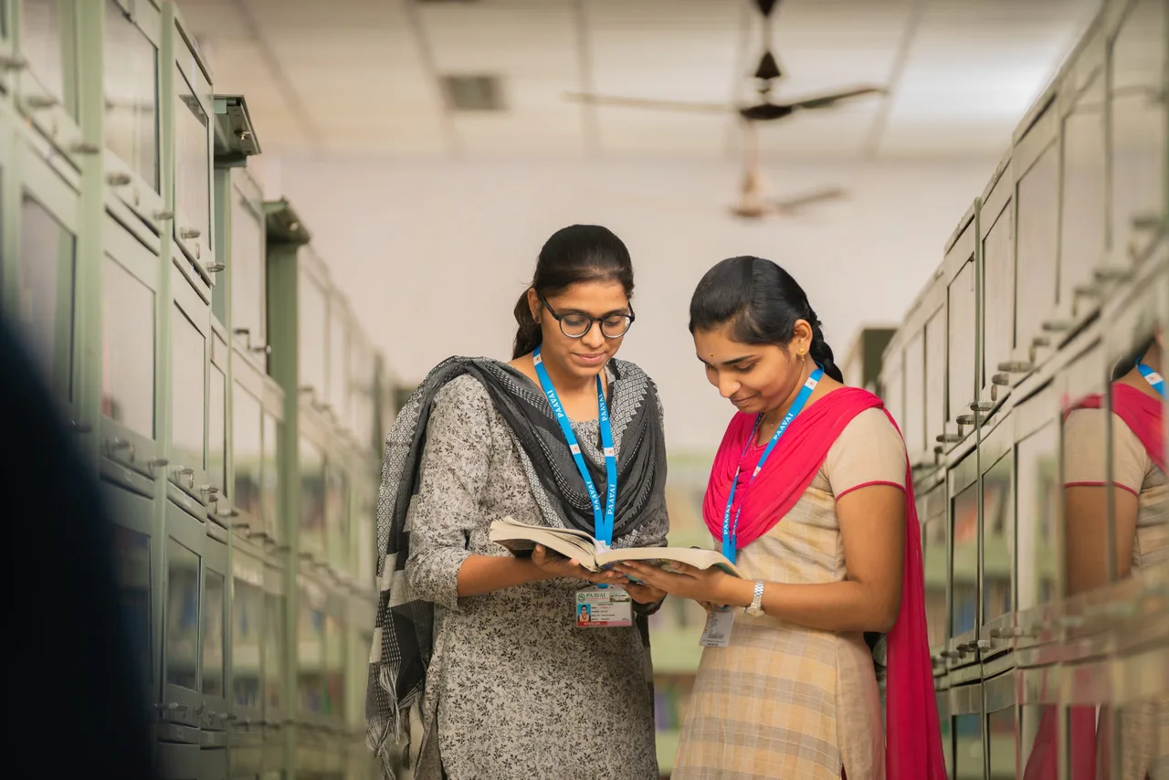 Library facility — Pavai Arts and Science College for Women