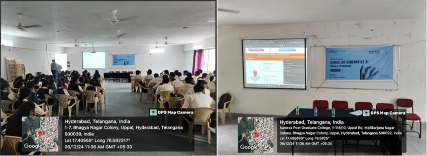 Generative AI Workshop, 6 December 2024 — Aurora's PG College (MBA), Uppal