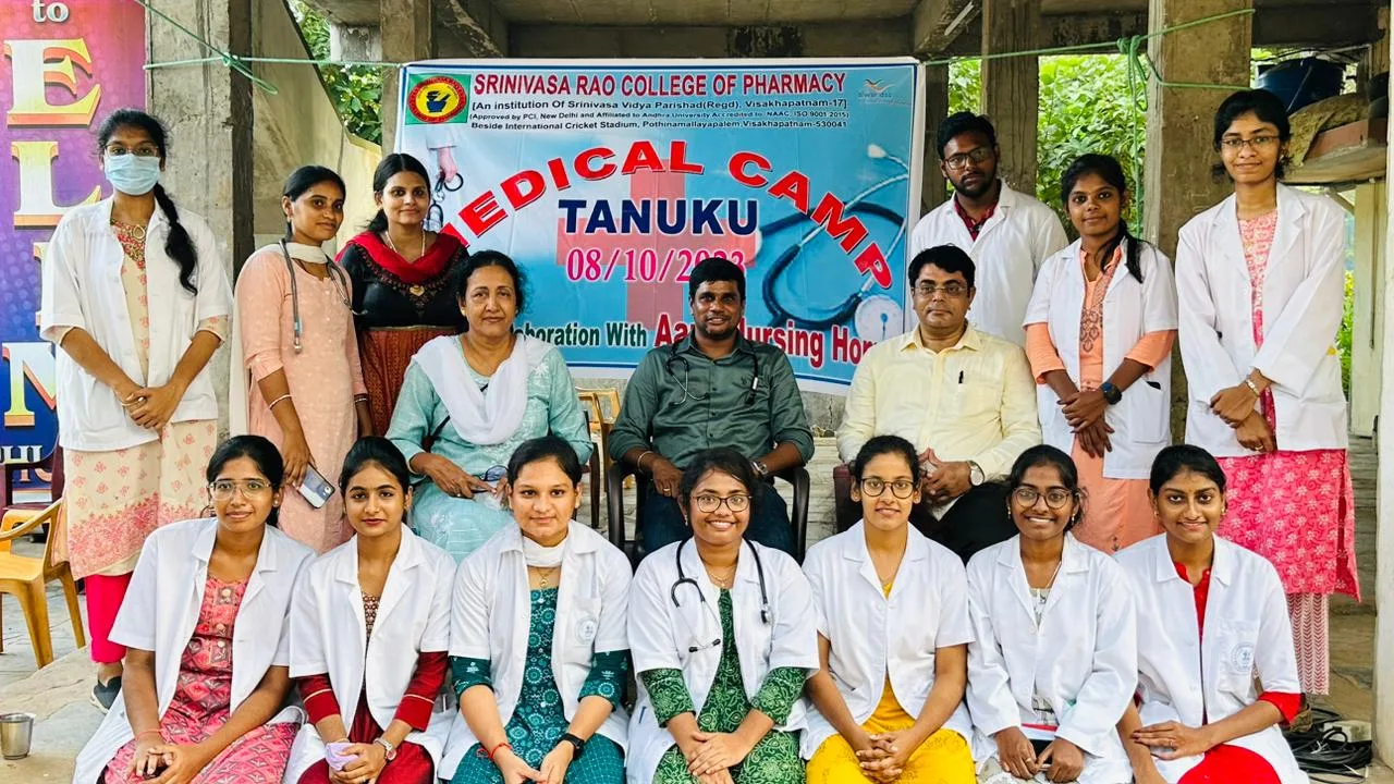 Medical Camp Tanuku — Srinivasarao College of Pharmacy