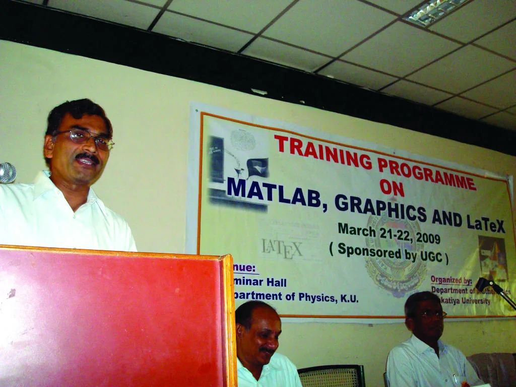 Maths Metlab Photo — Kakatiya University