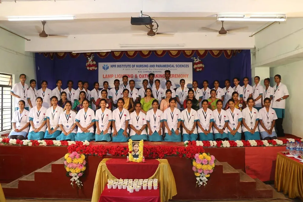 Lamp lighting and Oath Taking Ceremony at HPR Nursing College Manipal — hpr-institution-of-nursing-and-paramedical-sciences-manipal
