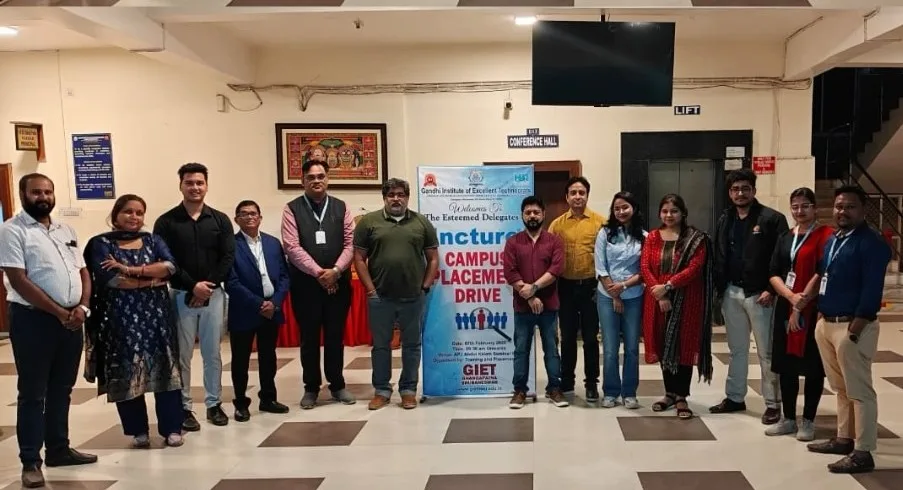 Campus Drive by Incture at GIET, Ghangapatana — Gandhi Institute of Excellent Technocrats