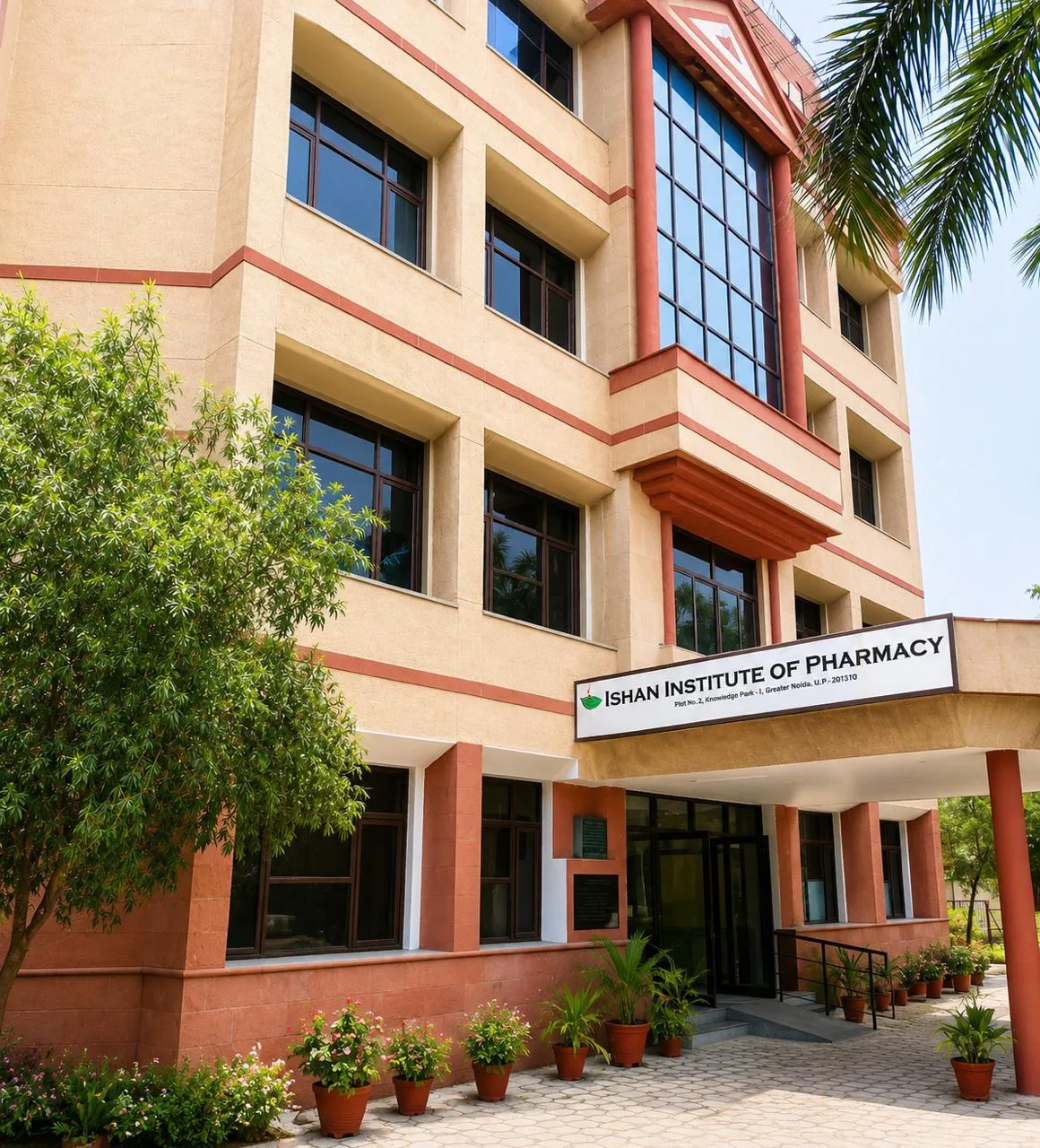 Ishan Educational Institutions campus building — Ishan Institute of Pharmacy
