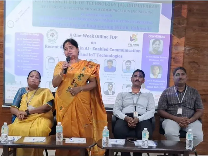 FDP on Recent Advances in AI Enabled Communication Systems and IoT Technologies — Vishnu Institute of Technology (Autonomous)