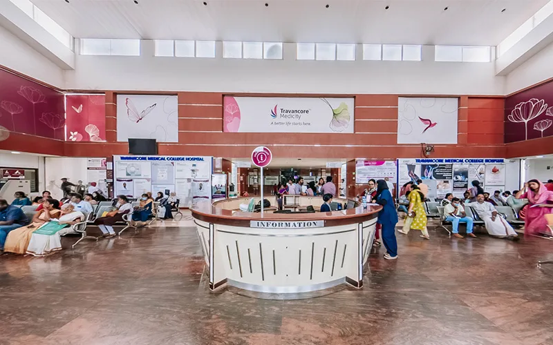 Lobby & Waiting Area — Travancore Dental College