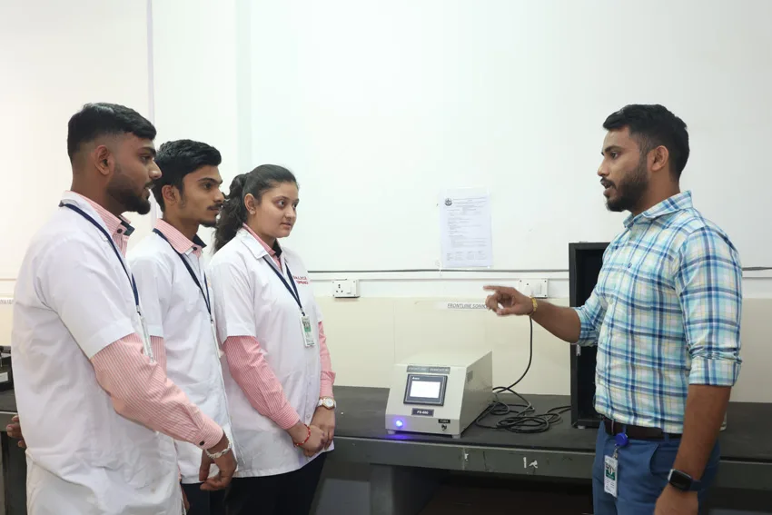 Analytical instruments in the laboratory — Shree Naranjibhai Lalbhai Patel College of Pharmacy, Umrakh