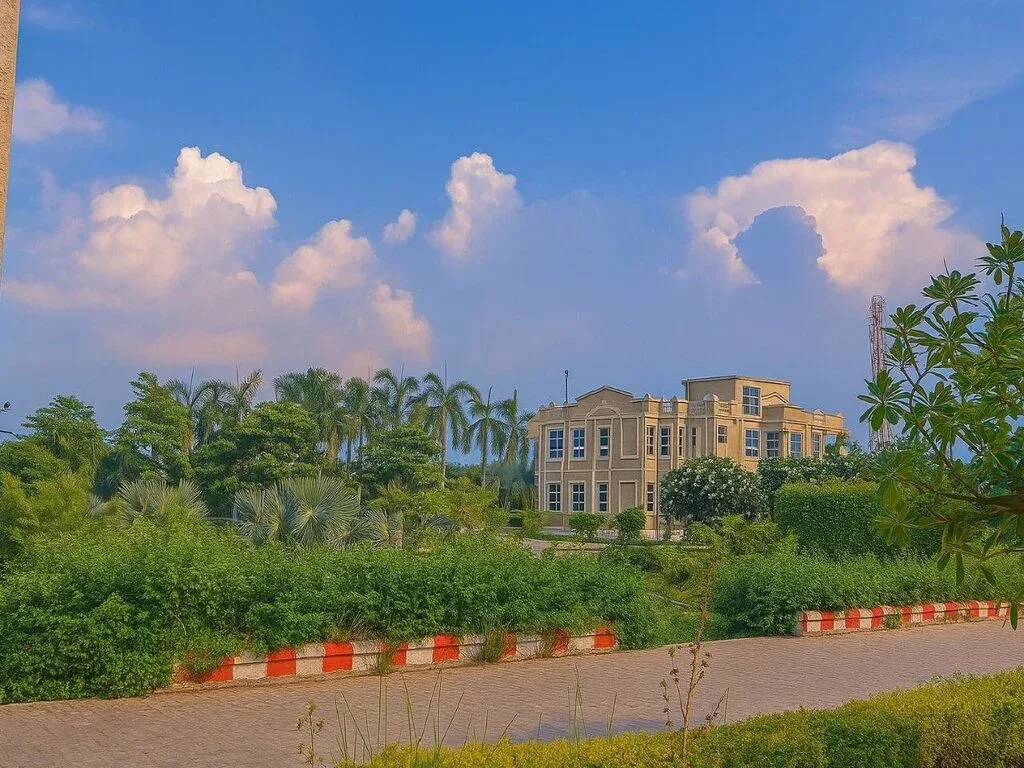 Campus View in Evening — Jeevan Gopi Institute of Pharmacy & Technology