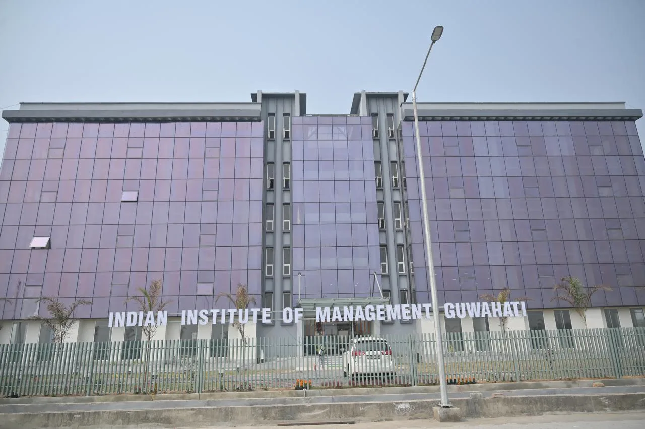Front view of IIM Guwahati temporary campus — Indian Institute of Management Guwahati