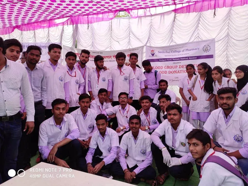 Blood Donetion And Detection Camp By Students — Savitribai College of Pharmacy