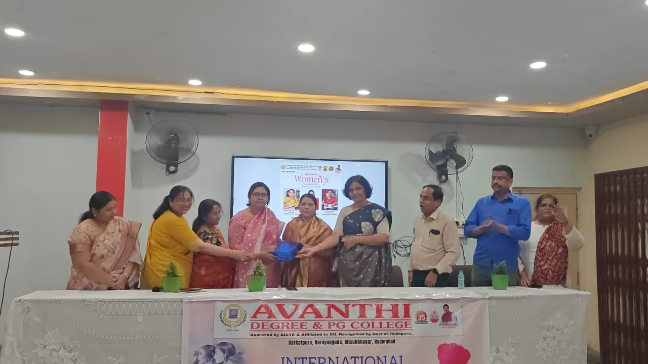 International womens day — Avanthi Degree & PG College